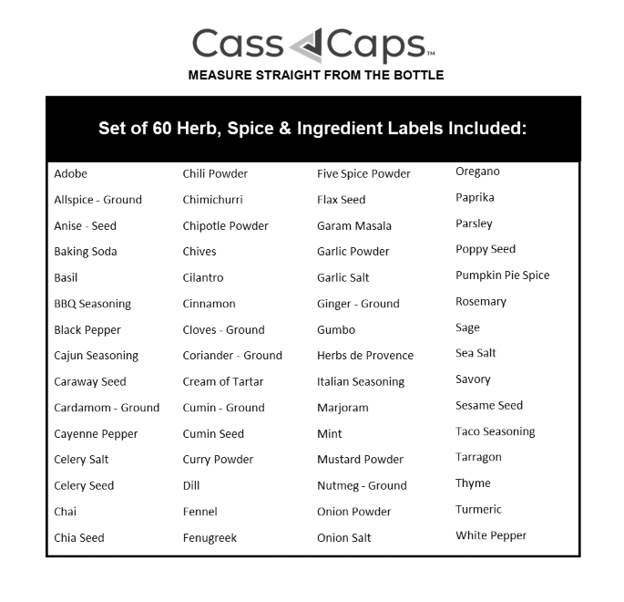 CassCaps  6-Pack Set